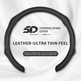 2026 New Car Models Leather Steering Wheel Cover Quick Turn Non-Slip Breathable Ultra-Thin All-Season Use for Modern Drivers Automotive Interior Vehicle - Steeringwheelcover, Car Steering Wheel Insert Accessories, Car Accessories