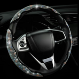 2026 New Bling Rhinestone Steering Wheel Cover, Trendy Non-Slip All Season Fits 99% US Family Cars, Ideal for Women Drivers