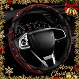 2026 New Bling Rhinestone Steering Wheel Cover, Trendy Non-Slip All Season Fits 99% US Family Cars, Ideal for Women Drivers