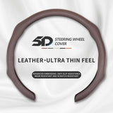 2026 New Car Models Leather Steering Wheel Cover Quick Turn Non-Slip Breathable Ultra-Thin All-Season Use for Modern Drivers Automotive Interior Vehicle - Steeringwheelcover, Car Steering Wheel Insert Accessories, Car Accessories